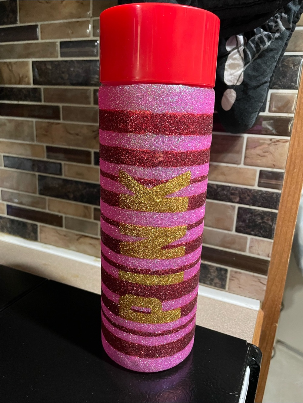 Handmade PINK-Inspired Glitter Bottle – Never Used